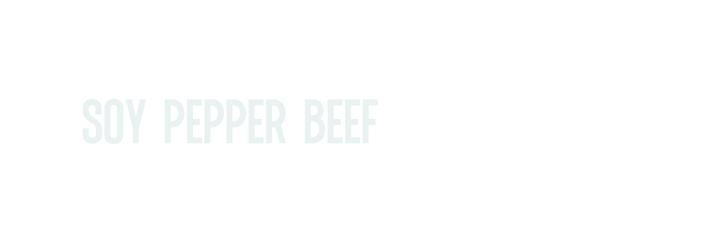 soy pepper beeF